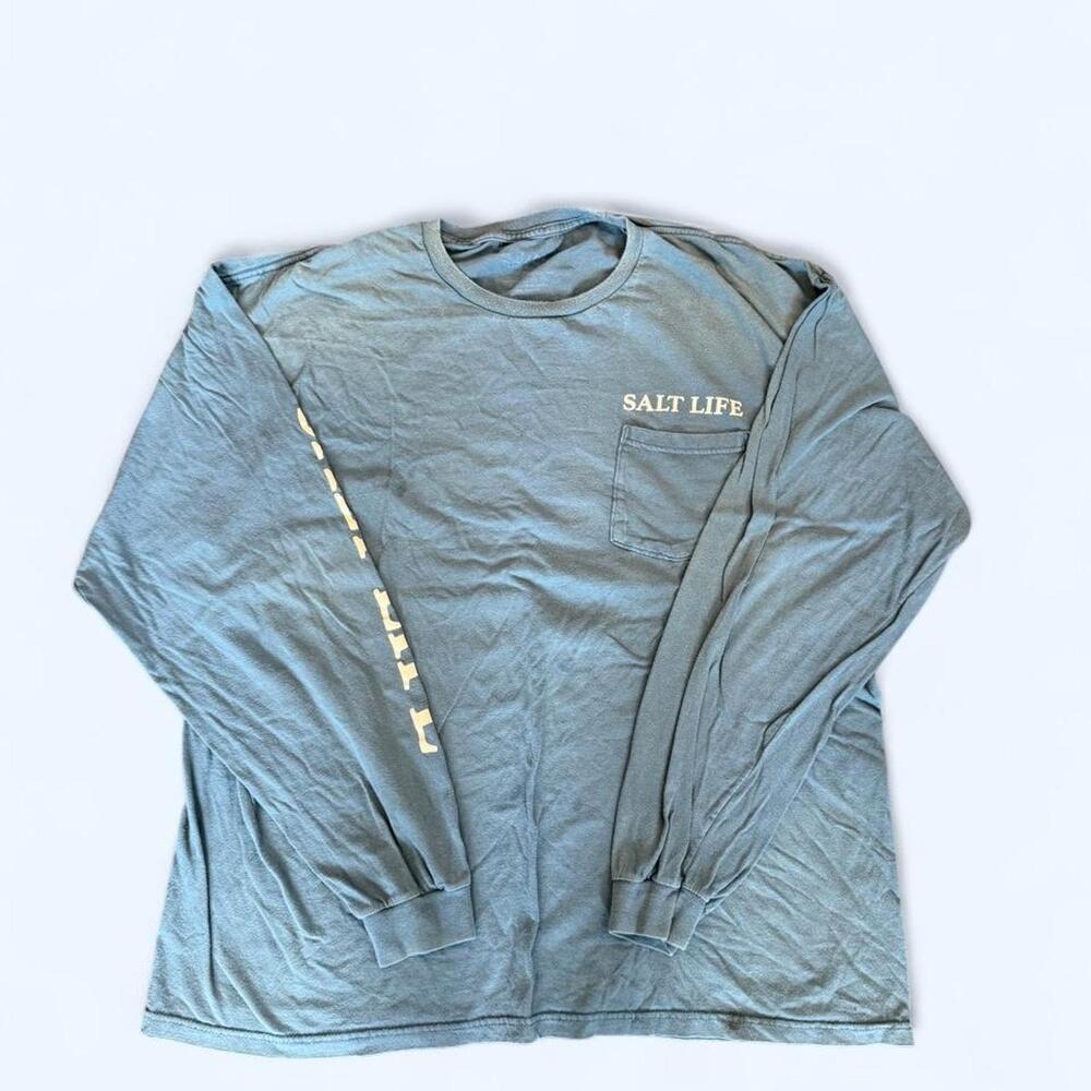 Salt Life Tropical Graphic Long Sleeve Shirt – Men’s